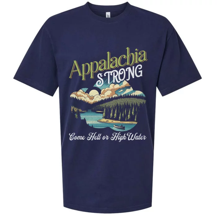 Appalachia Strong Nc Mountains Sueded Cloud Jersey T-Shirt