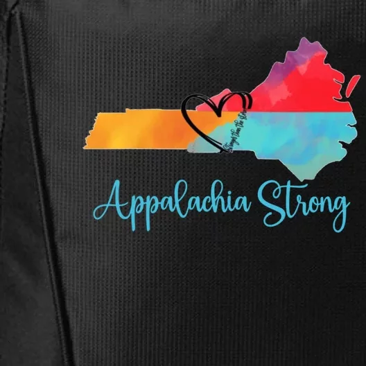 Appalachia Strong Nc Mountains City Backpack