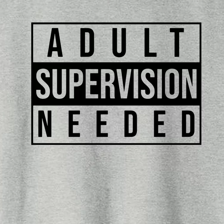 Adult Supervision Needed Women's Crop Top Tee