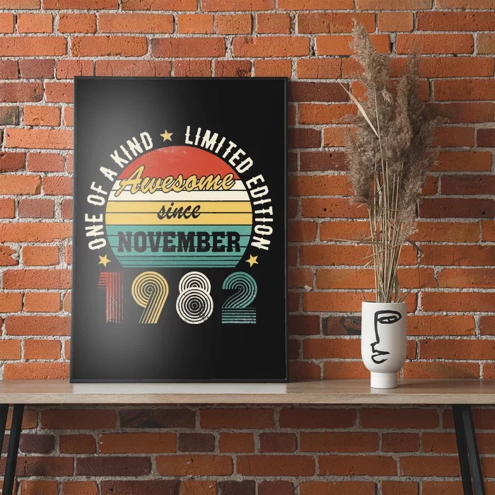 Awesome Since November 1982 – Happy Birthday Poster