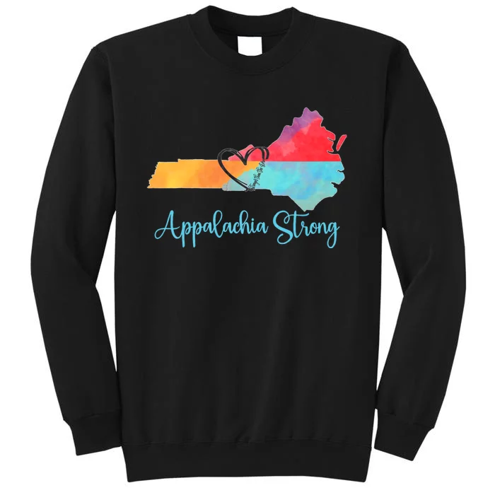 Appalachia Strong Nc Mountains Tall Sweatshirt