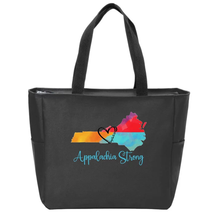 Appalachia Strong Nc Mountains Gift Zip Tote Bag