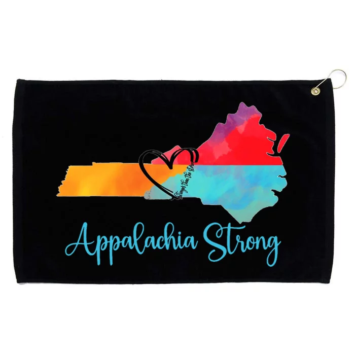 Appalachia Strong Nc Mountains Grommeted Golf Towel