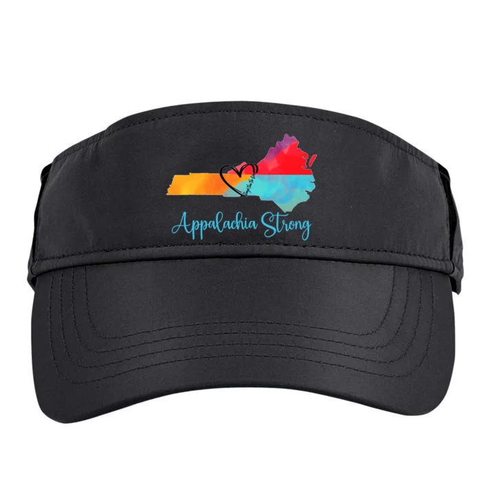 Appalachia Strong Nc Mountains Adult Drive Performance Visor