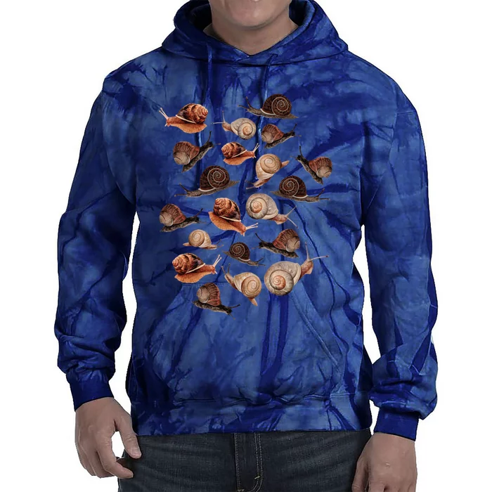 A Slew Of Snails Tie Dye Hoodie