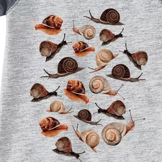 A Slew Of Snails Infant Baby Jersey Bodysuit