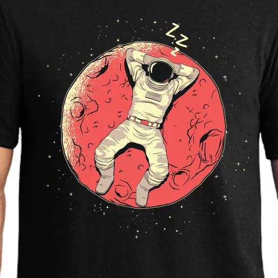 Astronaut Sleeping On Moon Pajama Set