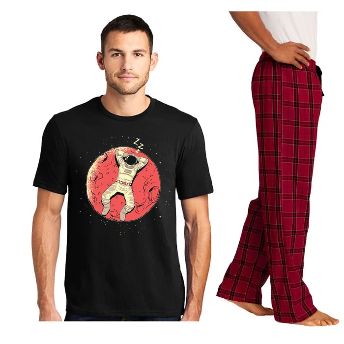 Astronaut Sleeping On Moon Pajama Set