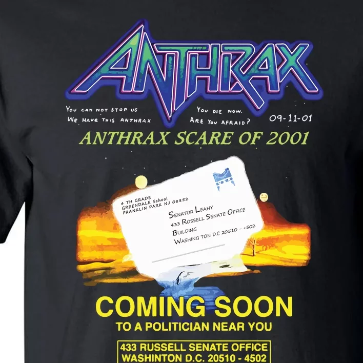 Anthrax Scare Of 2001 Tall T-Shirt