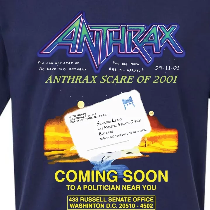 Anthrax Scare Of 2001 Sueded Cloud Jersey T-Shirt