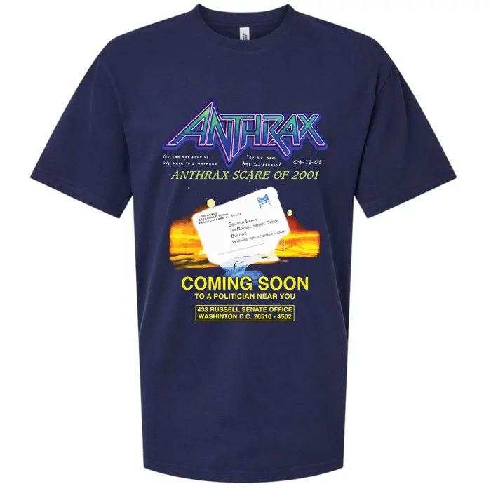 Anthrax Scare Of 2001 Sueded Cloud Jersey T-Shirt