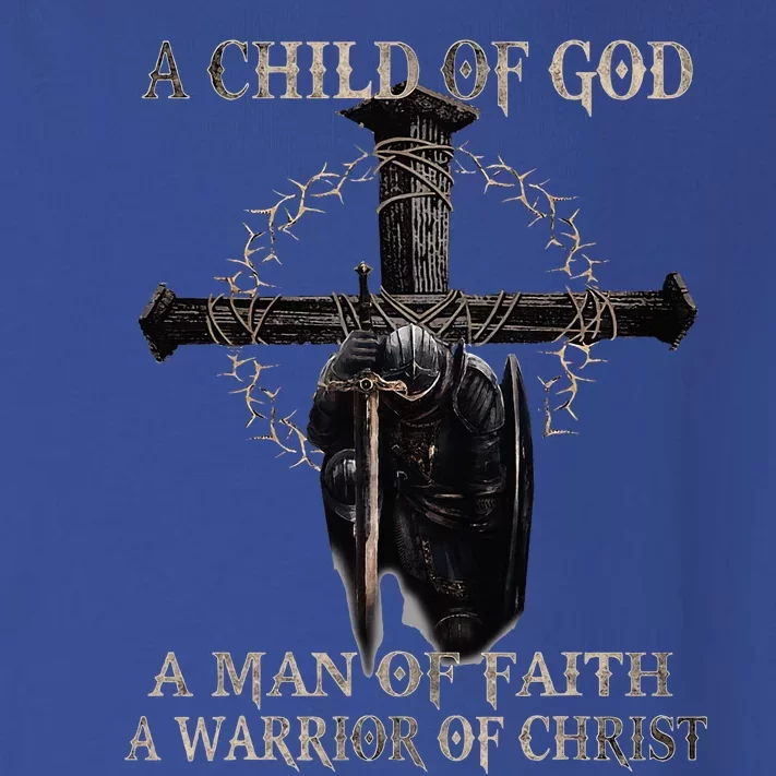 A Son Of God A Man Of Faith A Warrior Of Christ Christian Toddler Long Sleeve Shirt