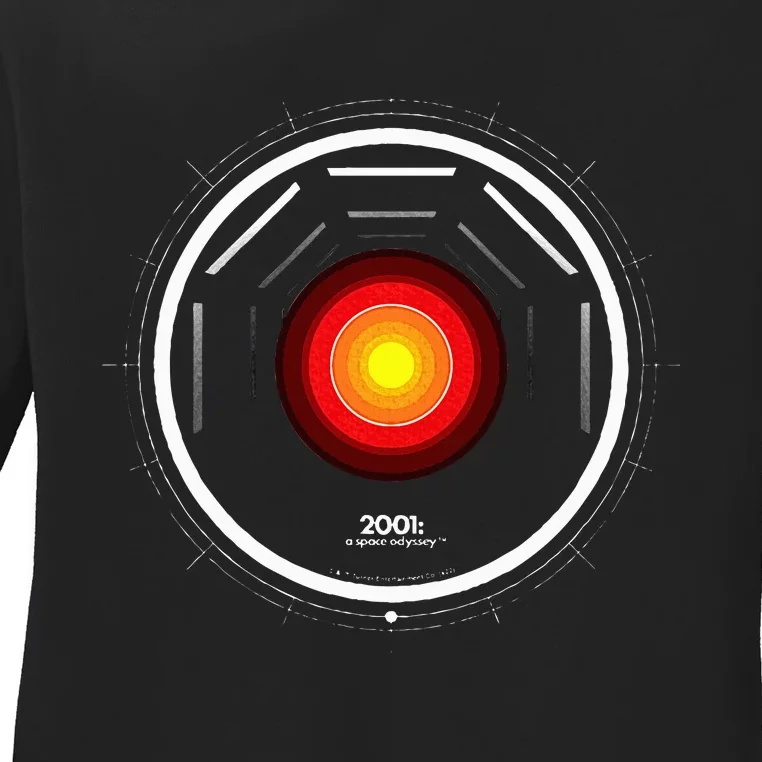 A S.P.A.C.E O.D.Y.S.S.E.Y Hal 9000 Ladies Long Sleeve Shirt