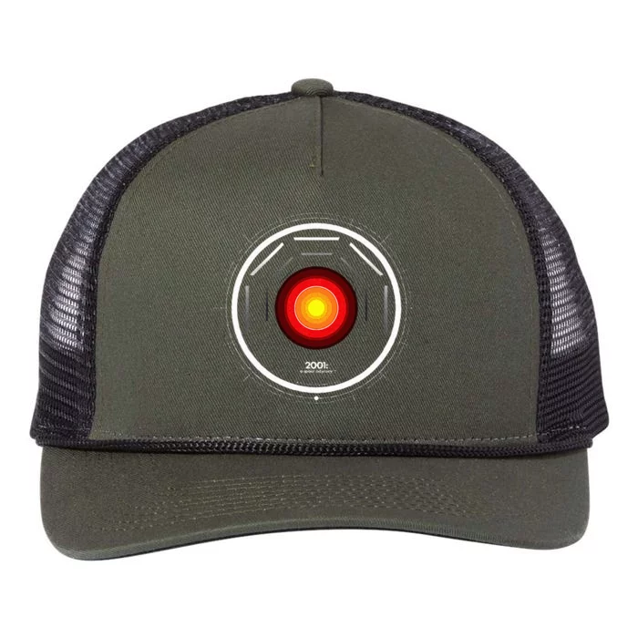 A S.P.A.C.E O.D.Y.S.S.E.Y Hal 9000 Retro Rope Trucker Hat Cap