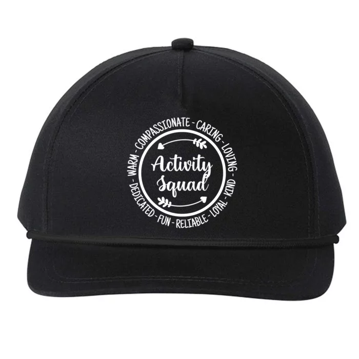 Activity Squad Office Staff Team Appreciation Meaningful Gift Snapback Five-Panel Rope Hat