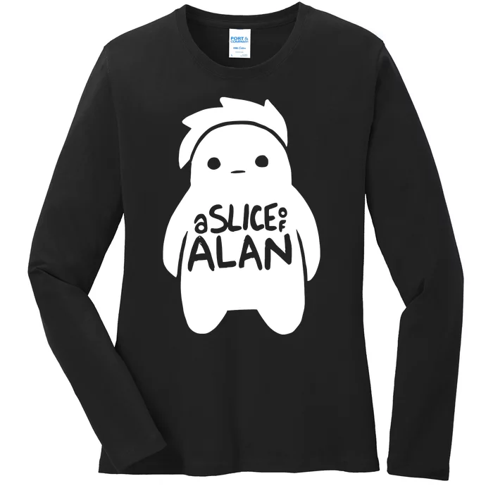 A Slice Of Alan Ladies Long Sleeve Shirt