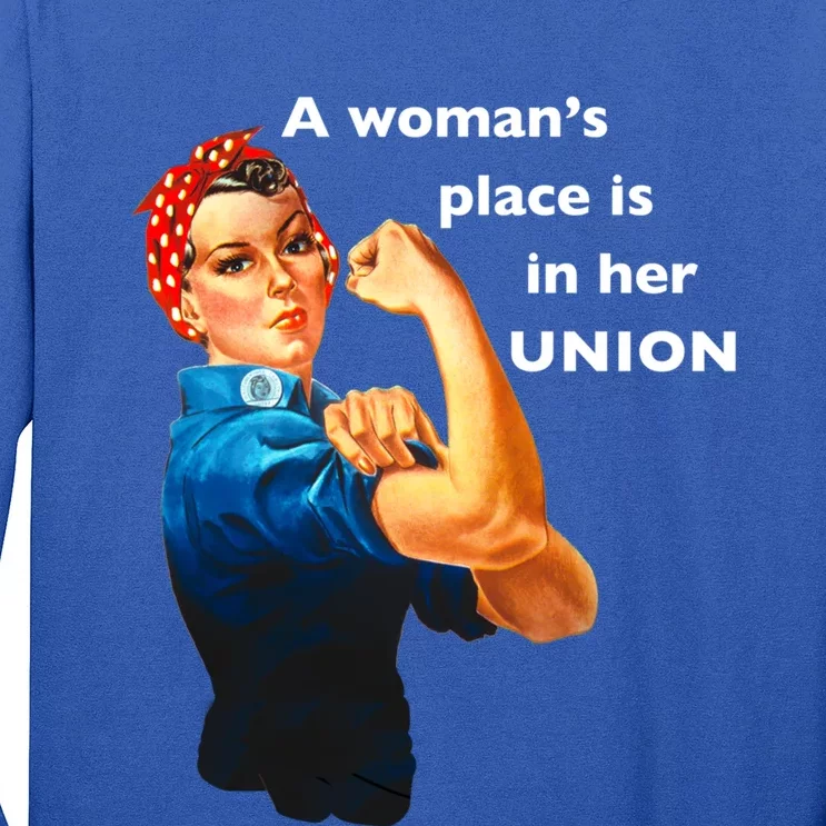 A S Place Is In Her Union Gift Long Sleeve Shirt