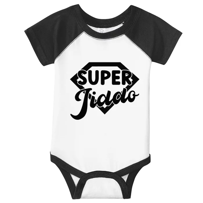 Arab Superhero Pop Funny Arab Grandpa Super Jiddo Infant Baby Jersey Bodysuit