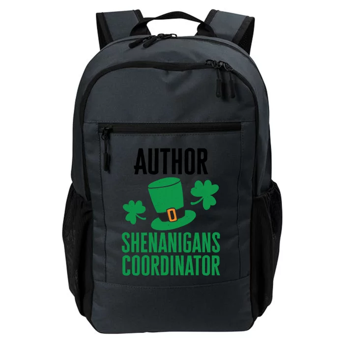 Author St Patricks Day Shenanigans Coordinator Cute Gift Daily Commute Backpack