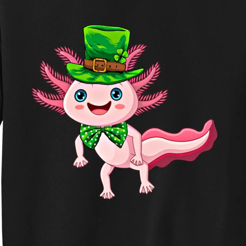 Axolotl St PatrickS Day With A Leprechaun Hat Gift Sweatshirt