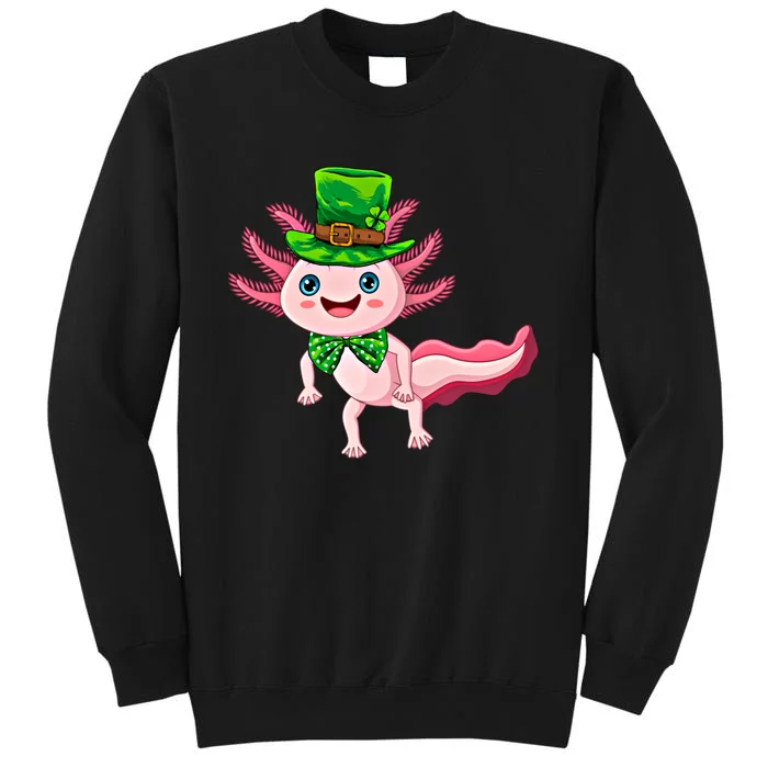 Axolotl St PatrickS Day With A Leprechaun Hat Gift Sweatshirt