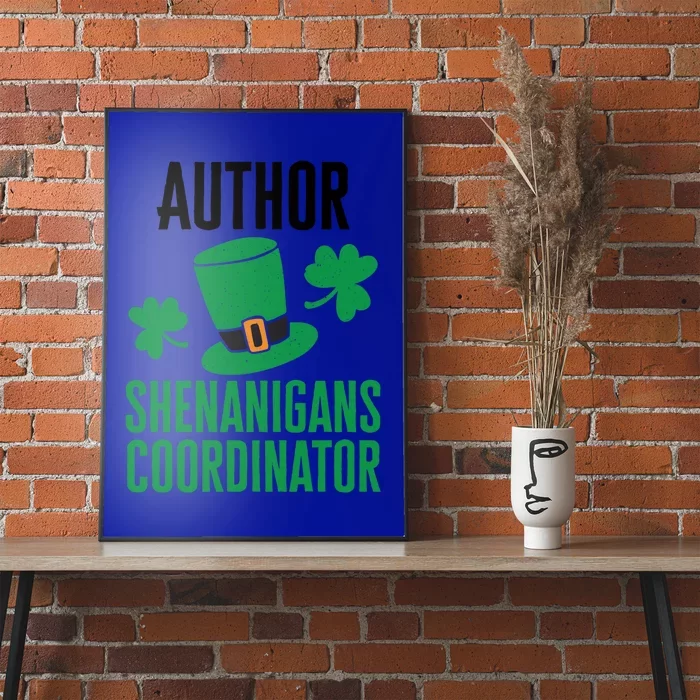 Author St Patricks Day Shenanigans Coordinator Gift Poster