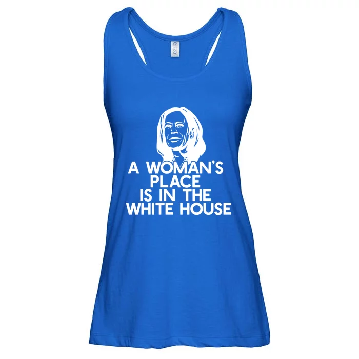 A S Place Is In The White House Kamala Harris Meme Meaningful Gift Ladies Essential Flowy Tank