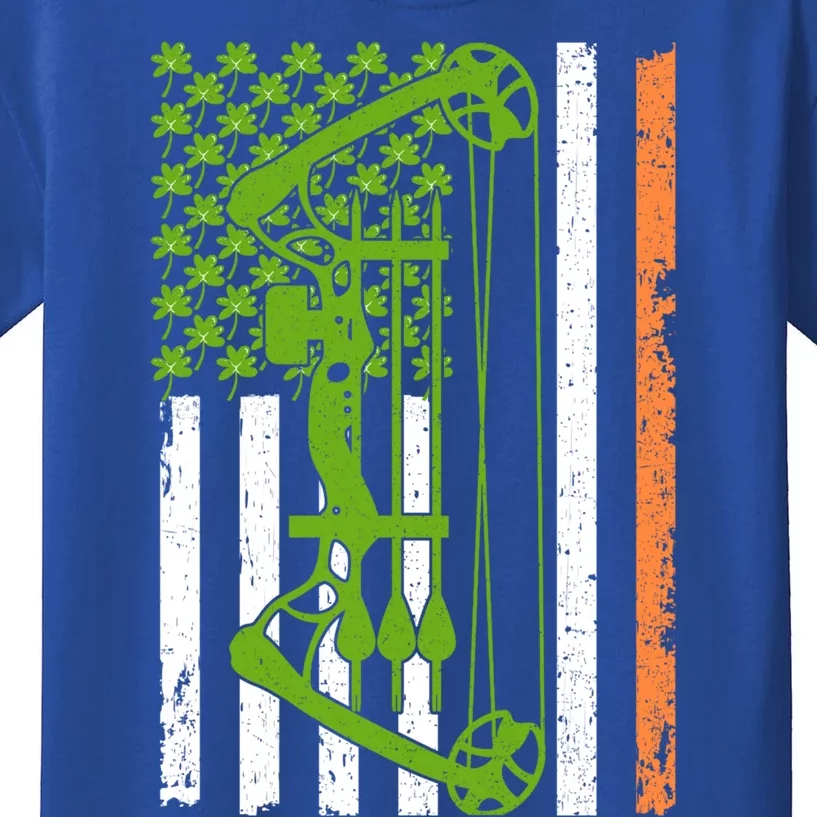 Archery St Patricks Day American Flag Green Shamrock Great Gift Kids T-Shirt