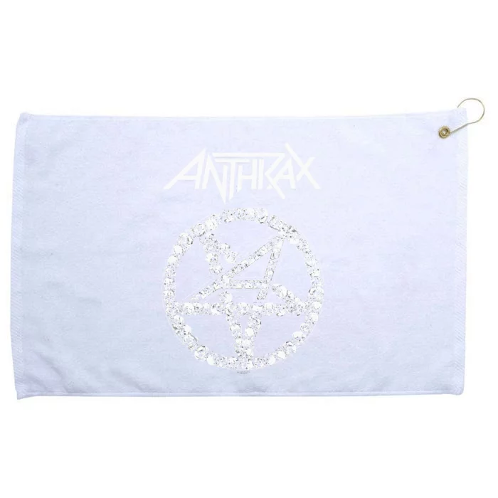 Anthrax Skull Pentagram Grommeted Golf Towel