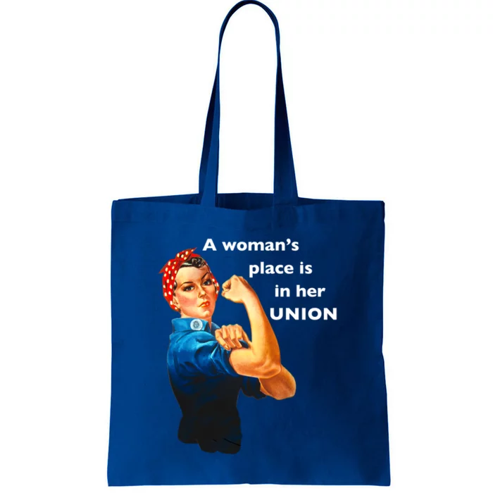 A S Place Is In Her Union Gift Tote Bag