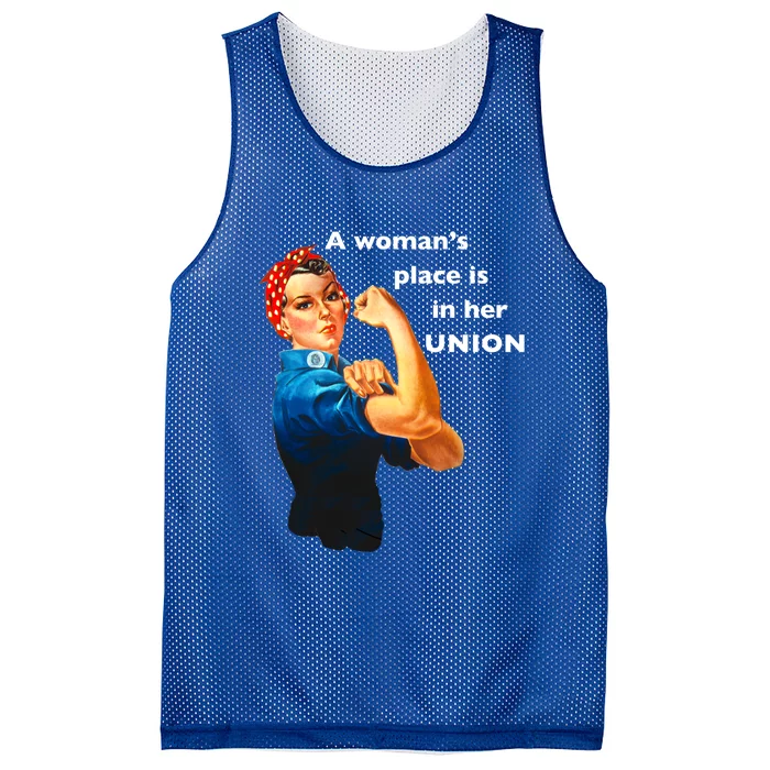 A S Place Is In Her Union Gift Mesh Reversible Basketball Jersey Tank