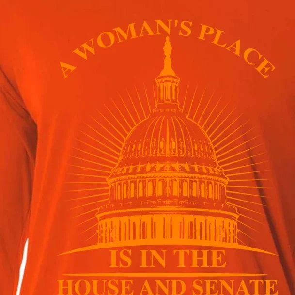 A S Place Is In The House And Senate Funny Gift Cool Gift Cooling Performance Long Sleeve Crew