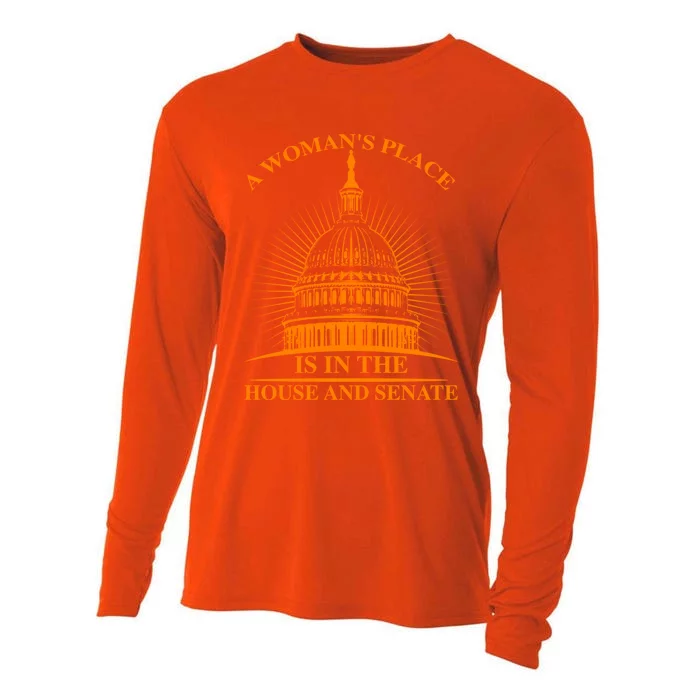 A S Place Is In The House And Senate Funny Gift Cool Gift Cooling Performance Long Sleeve Crew