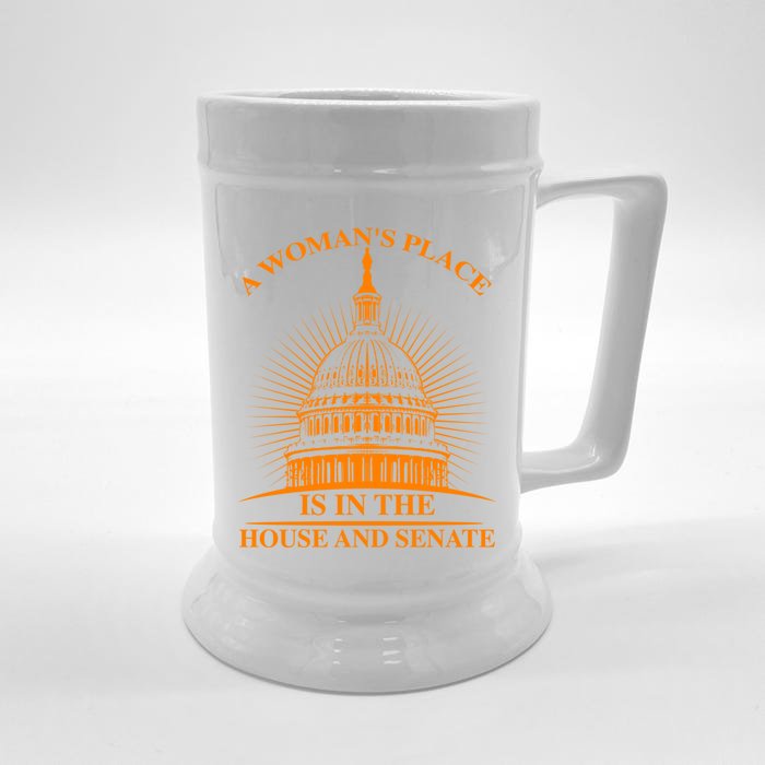 A S Place Is In The House And Senate Funny Gift Cool Gift Front & Back Beer Stein