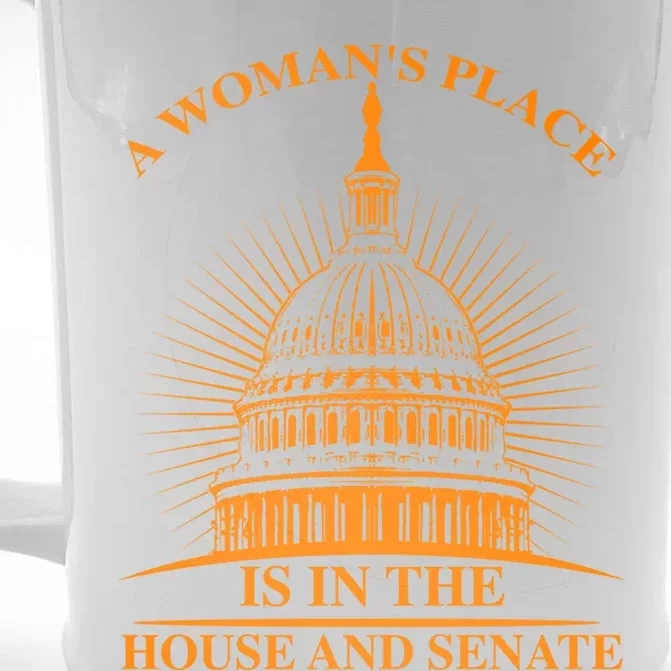 A S Place Is In The House And Senate Funny Gift Cool Gift Front & Back Beer Stein