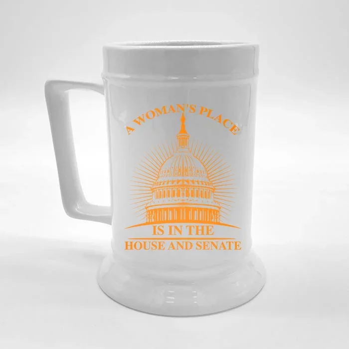 A S Place Is In The House And Senate Funny Gift Cool Gift Front & Back Beer Stein