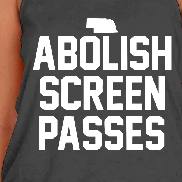 Abolish Screen Passes Women's Knotted Racerback Tank