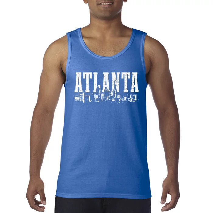 Atlanta Skyline Pride Georgia Vintage Atlanta Tank Top