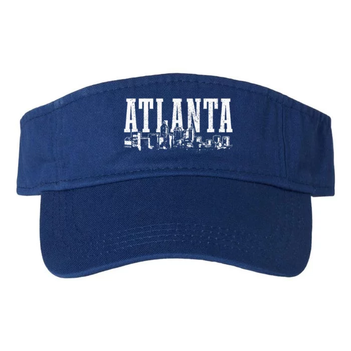 Atlanta Skyline Pride Georgia Vintage Atlanta Valucap Bio-Washed Visor