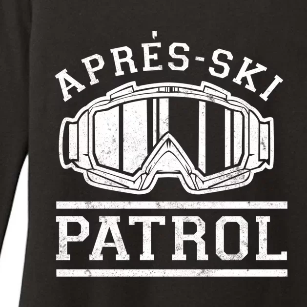 Apres Ski Patrol Meaningful Gift Womens CVC Long Sleeve Shirt