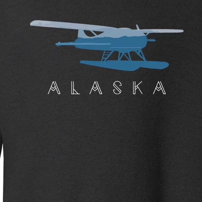 Alaska Sea Plane Seaplane Pilot Alaskan Landscape Toddler Sweatshirt