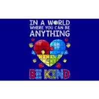 Autistic Support Puzzle Be Kind Autism Awareness Gift Bumper Sticker