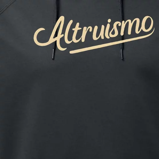 Altruismo Social Psychology Performance Fleece Hoodie