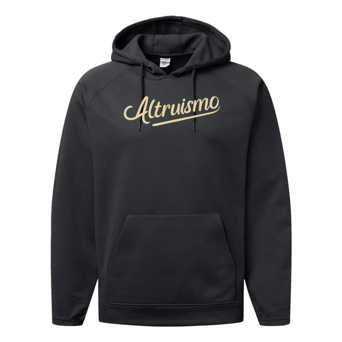 Altruismo Social Psychology Performance Fleece Hoodie