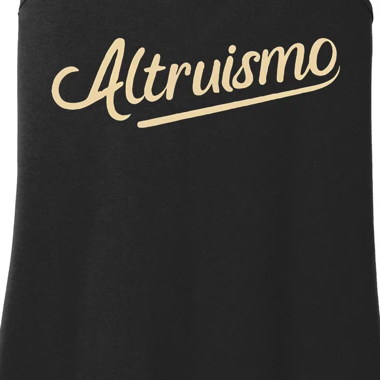 Altruismo Social Psychology Ladies Essential Tank