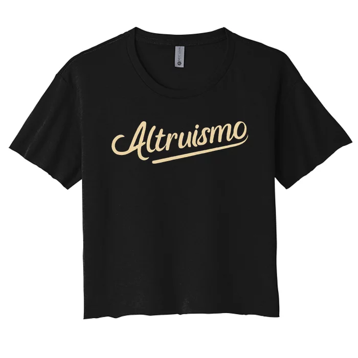 Altruismo Social Psychology Women's Crop Top Tee