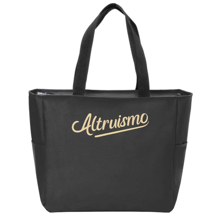 Altruismo Social Psychology Zip Tote Bag