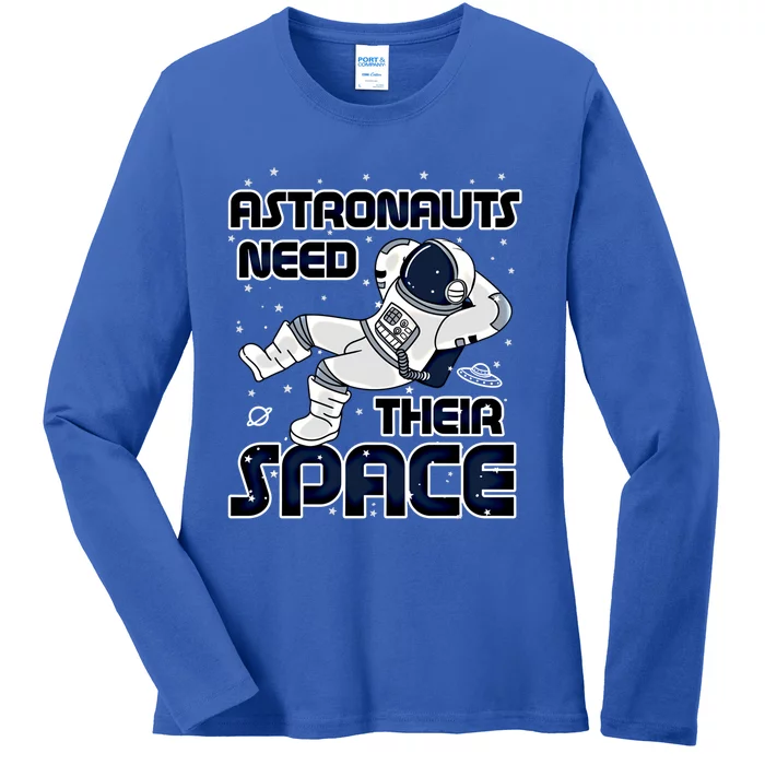 Astronauts Space Planet Stars Spaceship Galaxy Gift Idea Cute Gift Ladies Long Sleeve Shirt