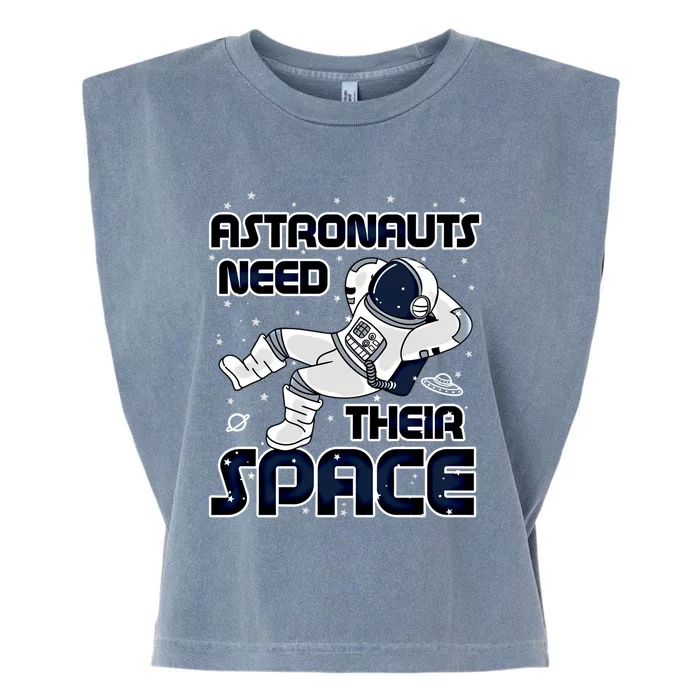 Astronauts Space Planet Stars Spaceship Galaxy Gift Idea Cute Gift Garment-Dyed Women's Muscle Tee