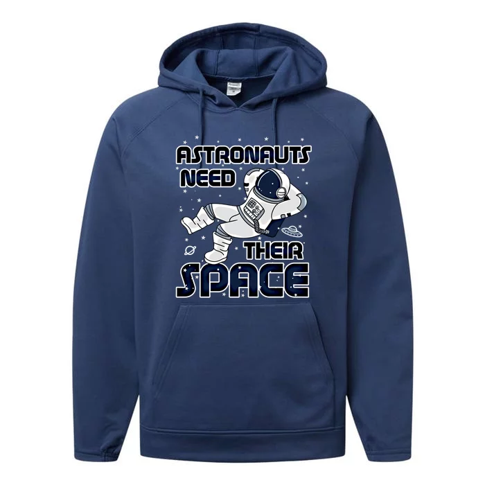 Astronauts Space Planet Stars Spaceship Galaxy Gift Idea Cute Gift Performance Fleece Hoodie